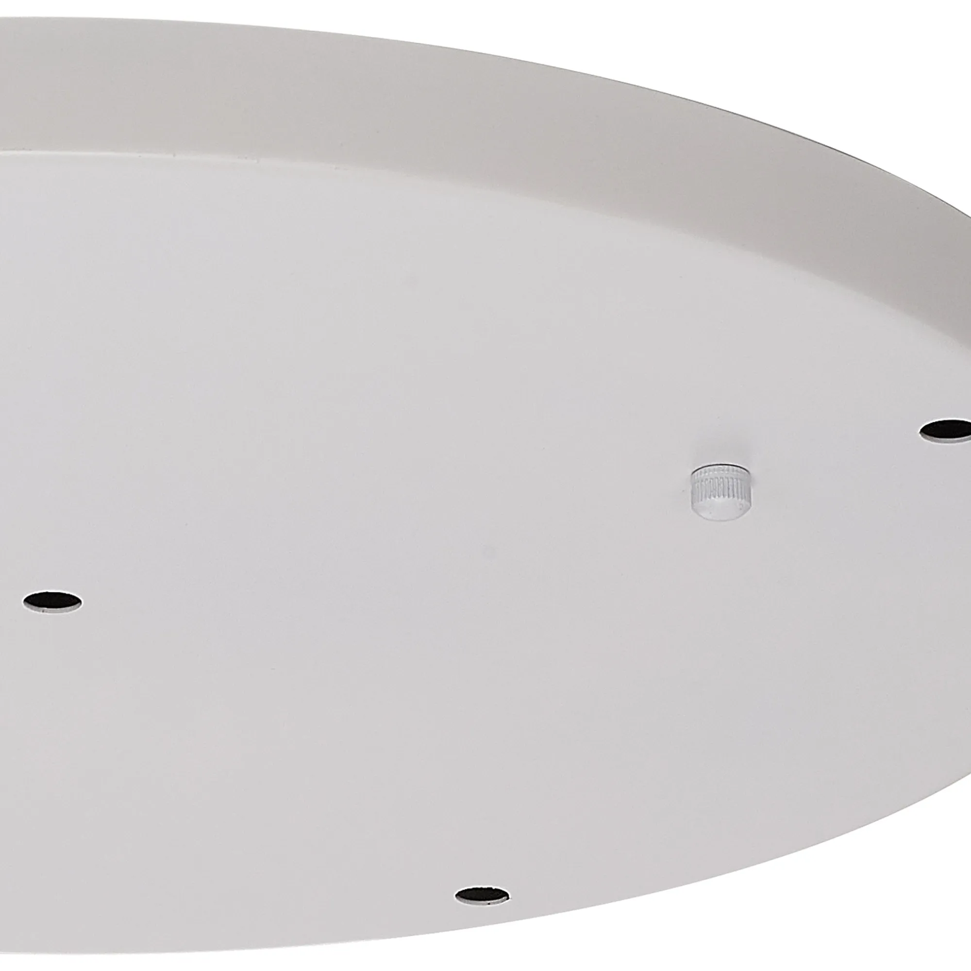 Hayes 5 Hole 40cm Round Ceiling Plate White D0830WH  Deco Hayes White